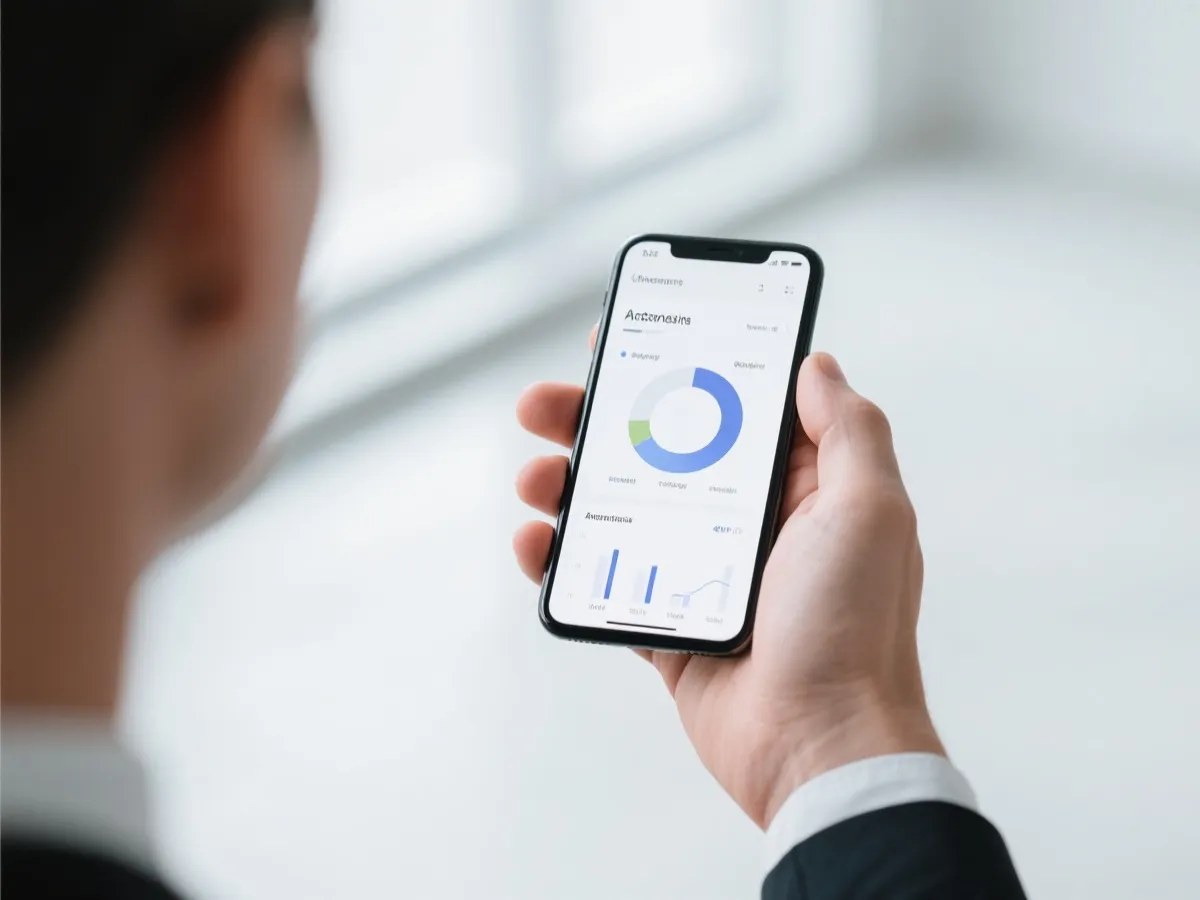 移动端数据查询场景示意